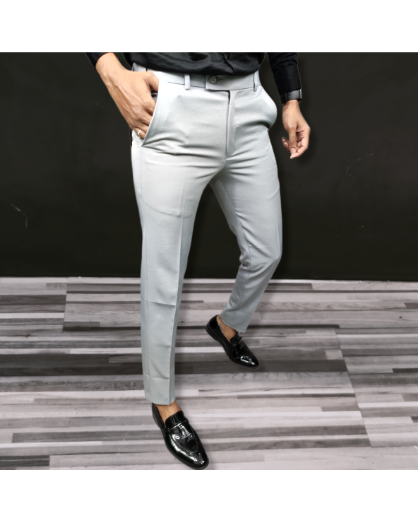 Men's Party Wear Formal Lycra Pant Shirt Combo - Evilato